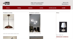 Desktop Screenshot of dilight.sk