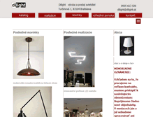 Tablet Screenshot of dilight.sk